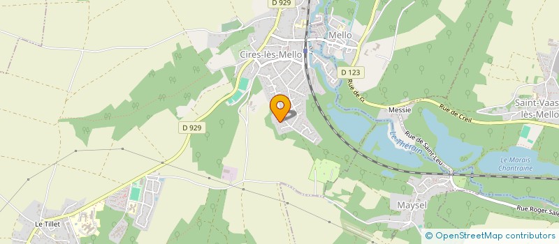 localisation de l'entreprise MADAME MANON DUMAURE  CIRES-LES-MELLO