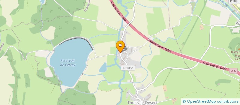 localisation de l'entreprise MADAME MANON DUMESNIL  CREANCEY