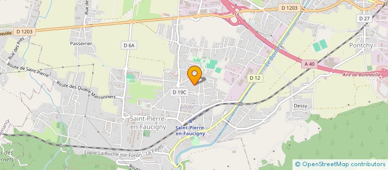 localisation de l'entreprise MADAME MANON DUNAND  SAINT-PIERRE-EN-FAUCIGNY