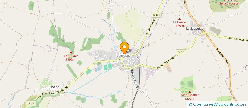 localisation de l'entreprise MADAME MANON DUNY  LANDOS