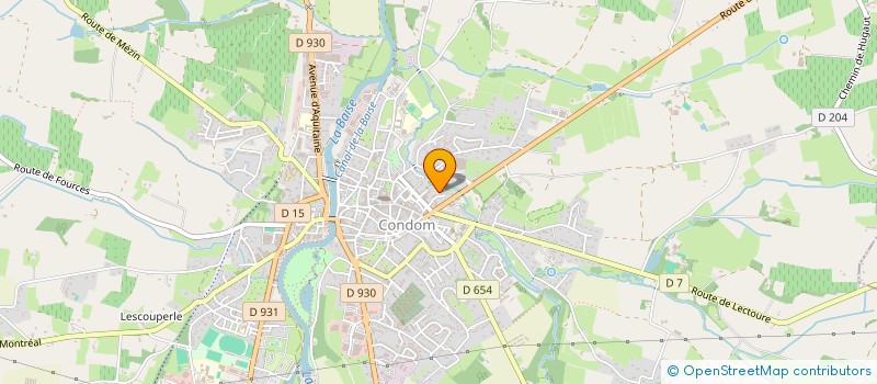 localisation de l'entreprise MADAME MANON DUPRAT à CONDOM