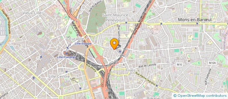 localisation de l'entreprise MADAME MANON DUPRE à LILLE