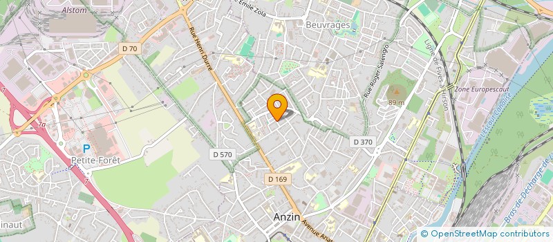 localisation de l'entreprise MADAME MANON DUPRIEZ  ANZIN