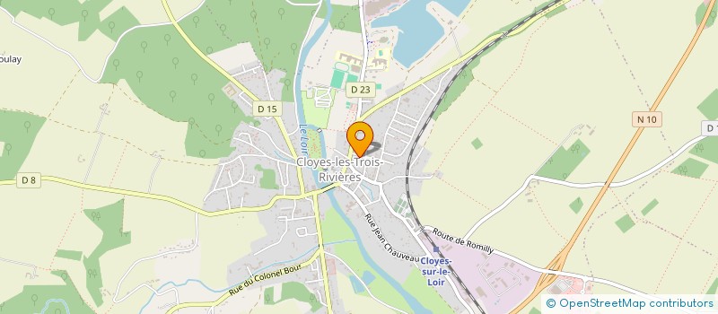 localisation de l'entreprise MADAME MANON DURAND à CLOYES-LES-TROIS-RIVIERES
