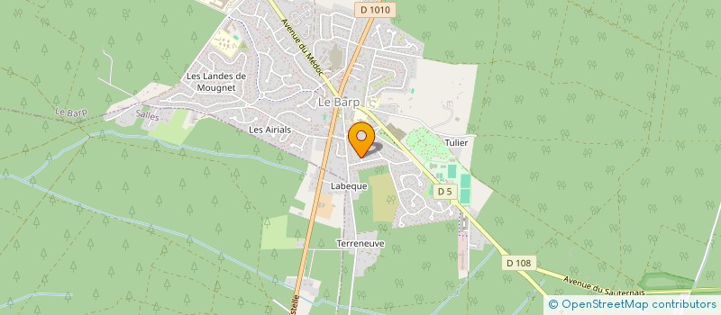 localisation de l'entreprise MADAME MANON DURAND  LE BARP