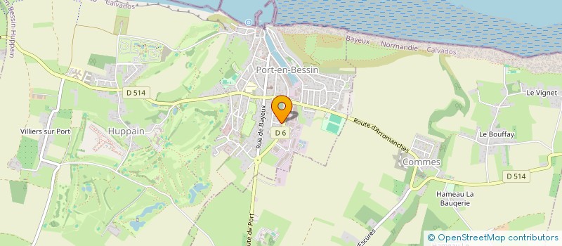 localisation de l'entreprise MADAME MANON DURAND  PORT-EN-BESSIN-HUPPAIN