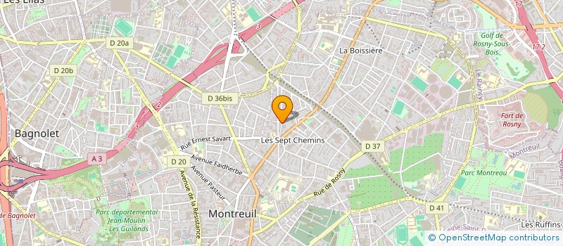 localisation de l'entreprise MADAME MANON DURIEUX à MONTREUIL