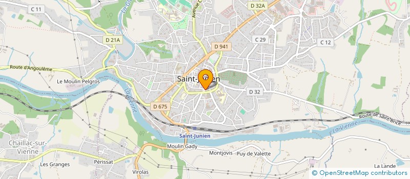 localisation de l'entreprise MADAME MANON DUSSOULIER à SAINT-JUNIEN