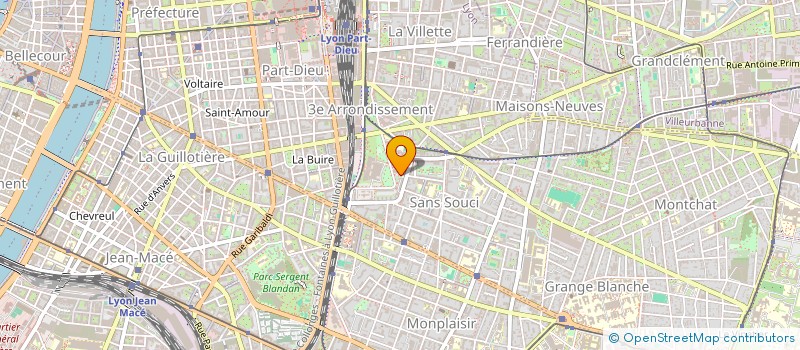 localisation de l'entreprise MADAME MANON DUTANT  LYON