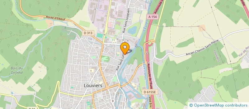 localisation de l'entreprise MADAME MANON DUVAL  LOUVIERS