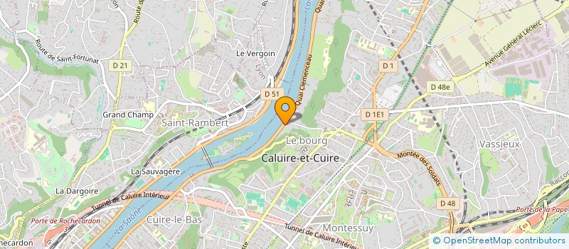 localisation de l'entreprise MADAME MANON E SILVA  CALUIRE-ET-CUIRE