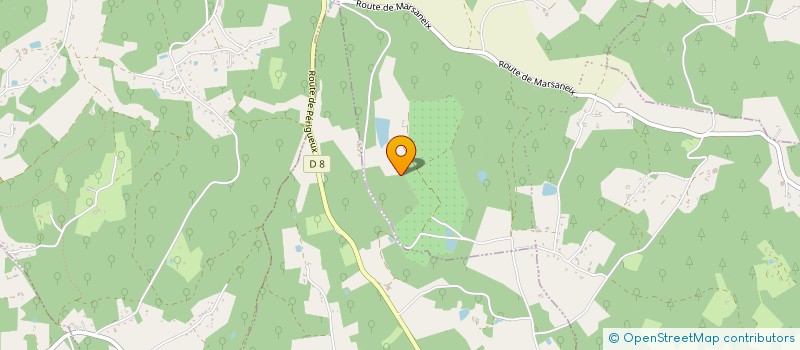 localisation de l'entreprise MADAME MANON ECHENARD  AGONAC