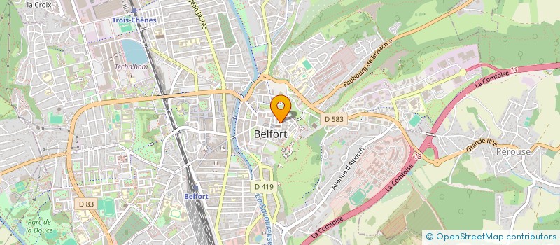localisation de l'entreprise MADAME MANON EL KHELIFI à BELFORT