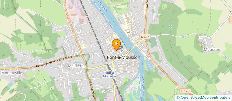 localisation de l'entreprise MADAME MANON ELOY  PONT-A-MOUSSON