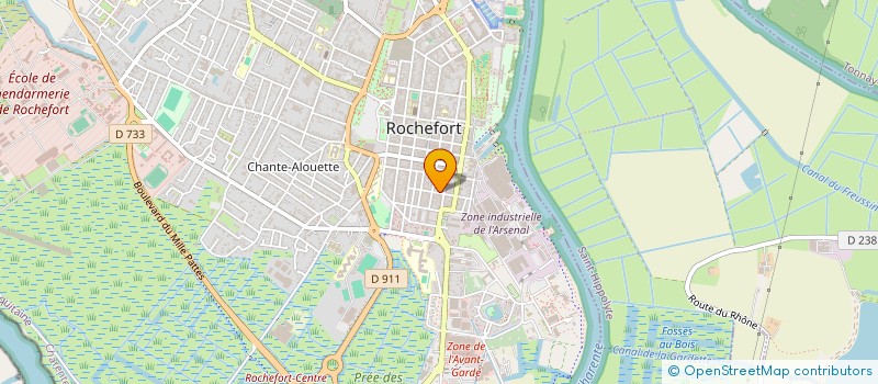 localisation de l'entreprise MADAME MANON FABRIGUES  ROCHEFORT