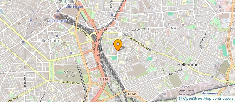 localisation de l'entreprise MADAME MANON FACON à LILLE