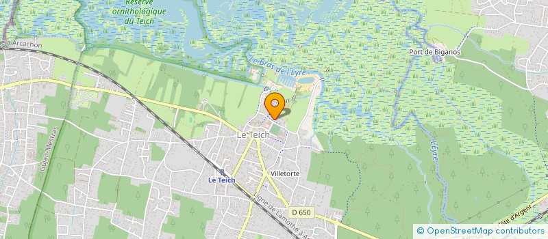 localisation de l'entreprise MADAME MANON FADIER  LE TEICH