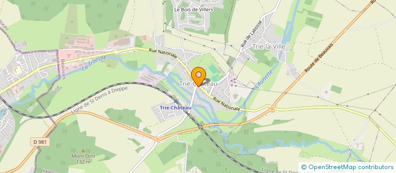 localisation de l'entreprise MADAME MANON FAJJARI  TRIE-CHATEAU