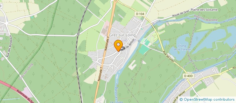 localisation de l'entreprise MADAME MANON FALCOZ à GREZ-SUR-LOING