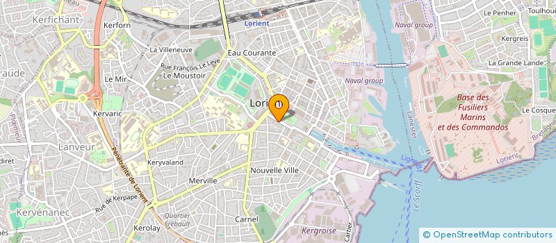 localisation de l'entreprise MADAME MANON FALQUERO  LORIENT