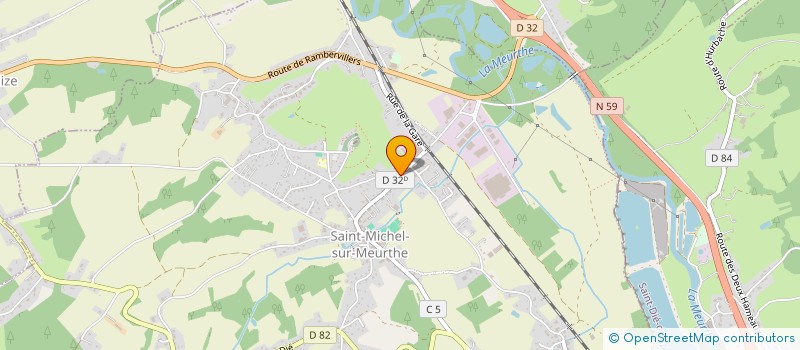 localisation de l'entreprise MADAME MANON FARINE  SAINT-MICHEL-SUR-MEURTHE