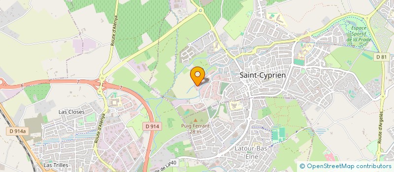 localisation de l'entreprise MADAME MANON FARRE  SAINT-CYPRIEN