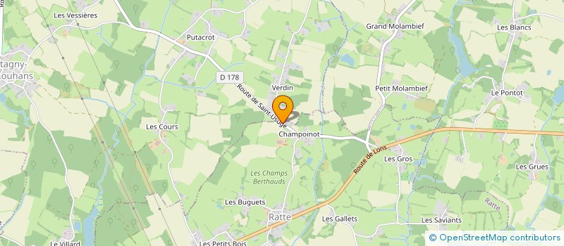 localisation de l'entreprise MADAME MANON FATET  RATTE