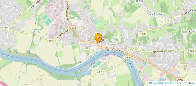 localisation de l'entreprise MADAME MANON FAURE à TREVOUX