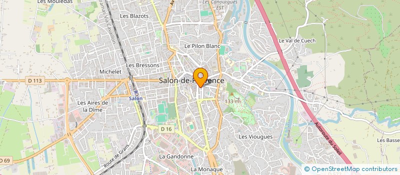 localisation de l'entreprise MADAME MANON FAVEREAU  SALON-DE-PROVENCE