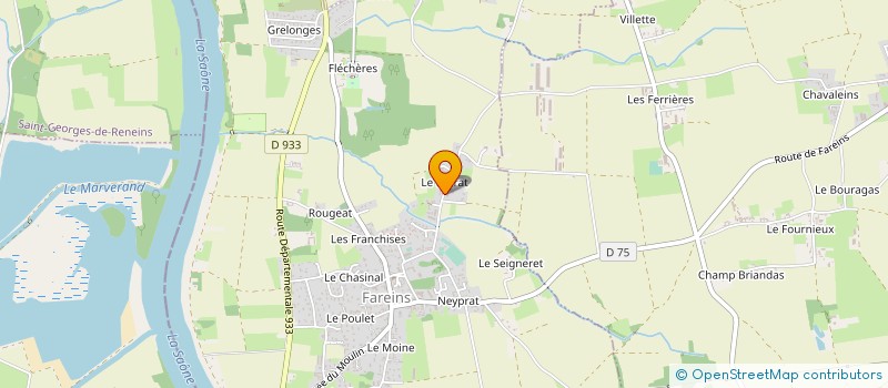 localisation de l'entreprise MADAME MANON FAVIER  FAREINS