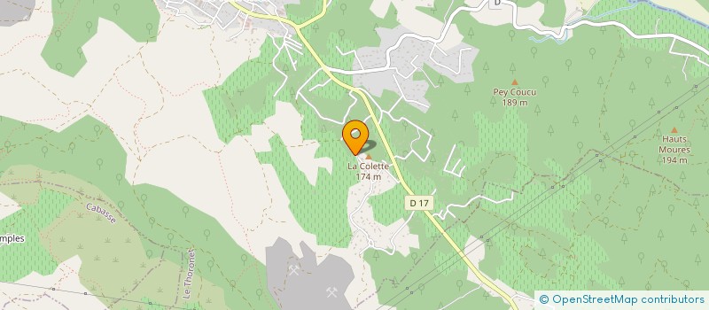 localisation de l'entreprise MADAME MANON FAVRE-BULLE  LE THORONET