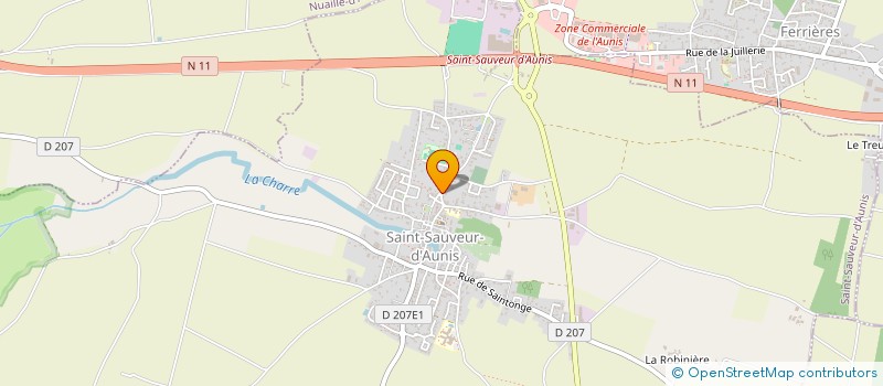 localisation de l'entreprise MADAME MANON FAVREAU  SAINT-SAUVEUR-D'AUNIS
