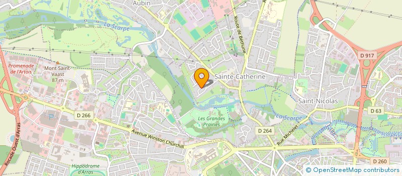 localisation de l'entreprise MADAME MANON FAYDIGA  SAINTE-CATHERINE