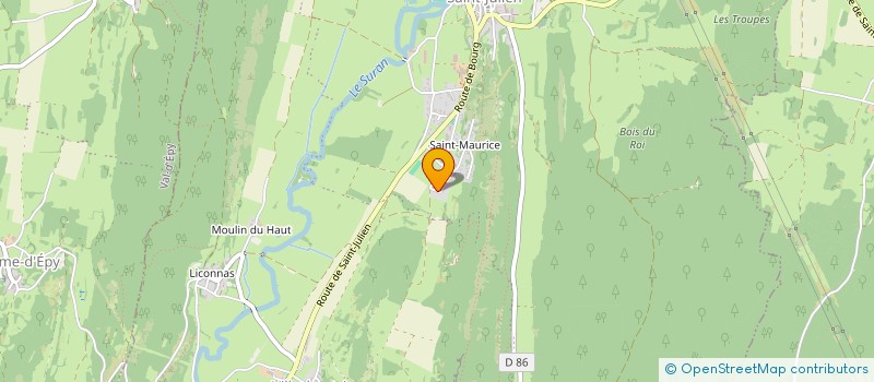 localisation de l'entreprise MADAME MANON FAYE  VAL SURAN