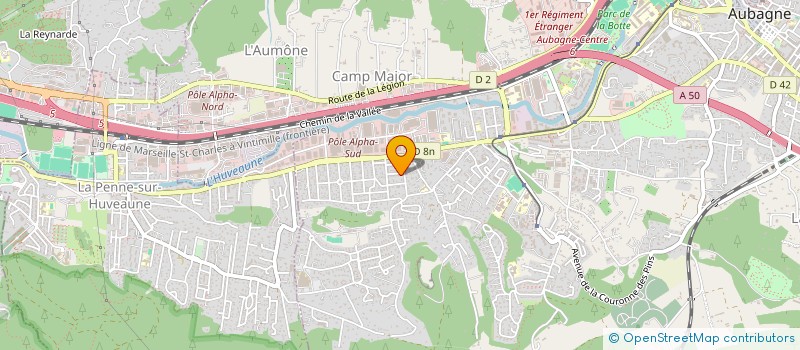 localisation de l'entreprise MADAME MANON FEBRER à AUBAGNE