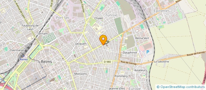 localisation de l'entreprise MADAME MANON FERREIRA  REIMS