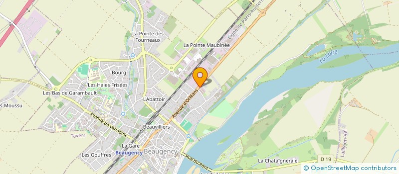 localisation de l'entreprise MADAME MANON FESSARD à BEAUGENCY
