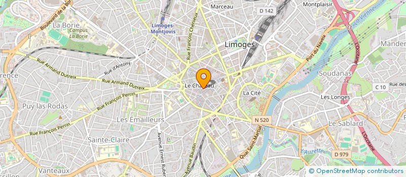 localisation de l'entreprise MADAME MANON FICHET à LIMOGES