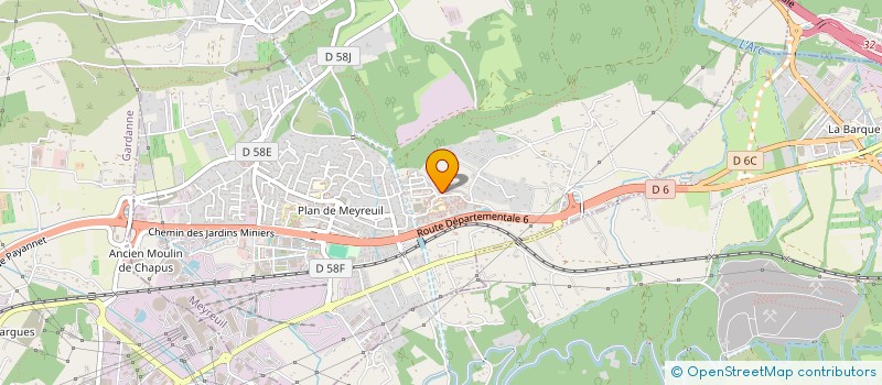 localisation de l'entreprise MADAME MANON FLAUTO  MEYREUIL