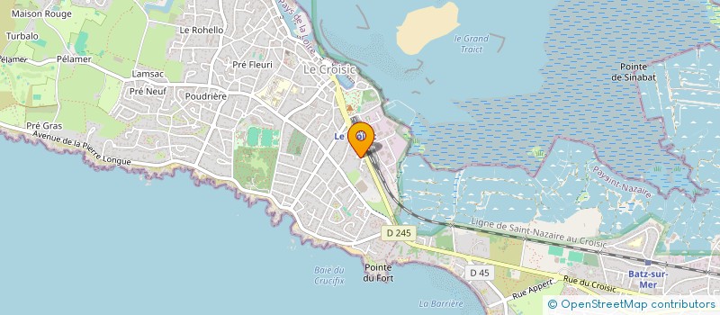 localisation de l'entreprise MADAME MANON FLECHE  LE CROISIC