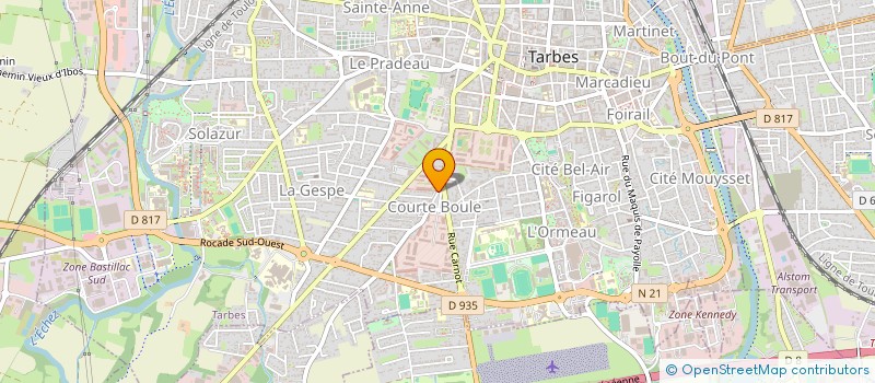 localisation de l'entreprise MADAME MANON FLEURY  TARBES