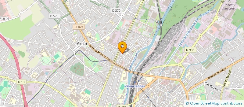 localisation de l'entreprise MADAME MANON FLORENT  VALENCIENNES