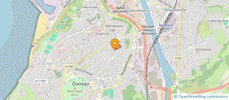 localisation de l'entreprise MADAME MANON FOUCAULT  OUTREAU