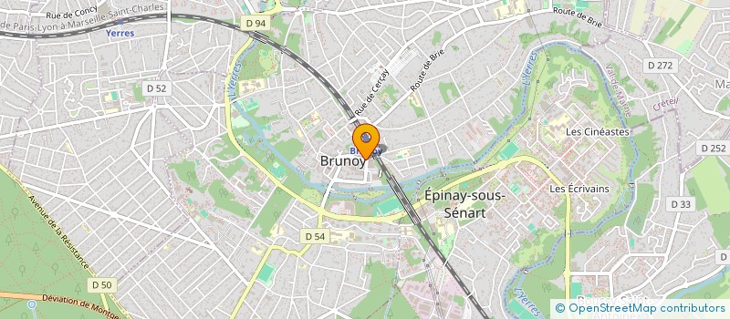 localisation de l'entreprise MADAME MANON FOUCAULT à BRUNOY