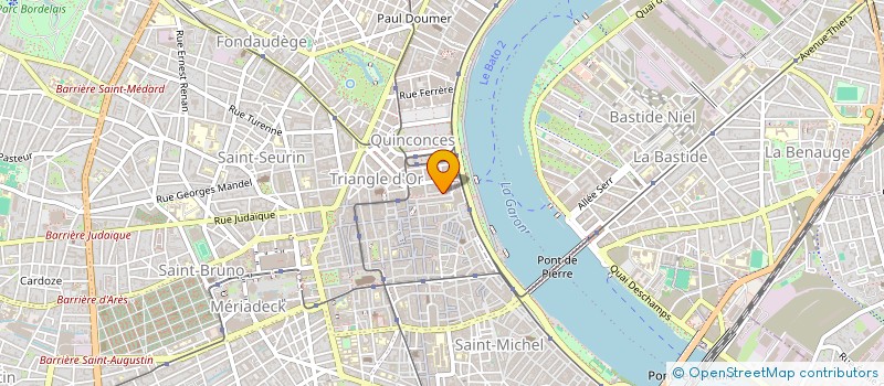 localisation de l'entreprise MADAME MANON FRANTZ DI RIPPEL  BORDEAUX