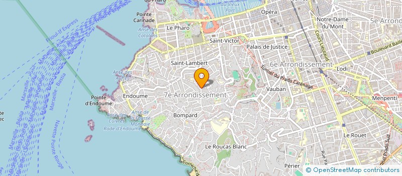 localisation de l'entreprise MADAME MANON FREUND à MARSEILLE 6EME
