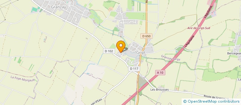 localisation de l'entreprise MADAME MANON GABORIT  GRANZAY-GRIPT