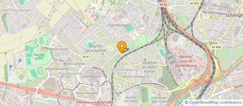 localisation de l'entreprise MADAME MANON GALDIN à STRASBOURG