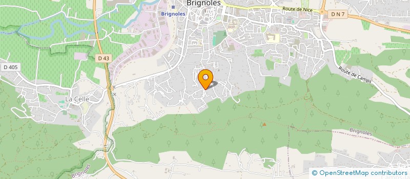 localisation de l'entreprise MADAME MANON GALLARDO à BRIGNOLES