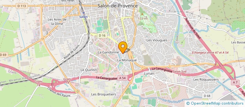 localisation de l'entreprise MADAME MANON GALVAN  SALON-DE-PROVENCE